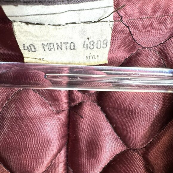 Vintage Marquis of London Leather Jacket Coat Mens Size Large Hipster 70s - Picture 3 of 8